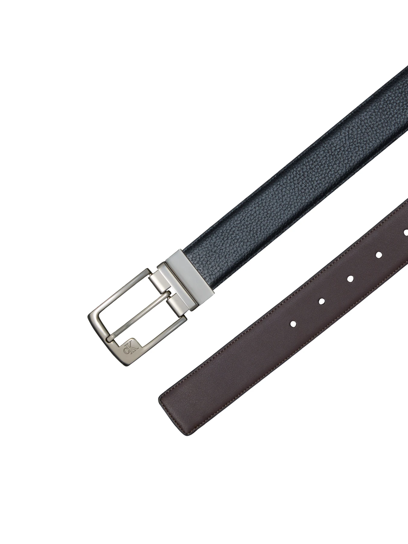 Double Sided Pebbled Leather Belt Gallery