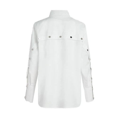 Studded Back Long Sleeve Poplin Shirt Gallery