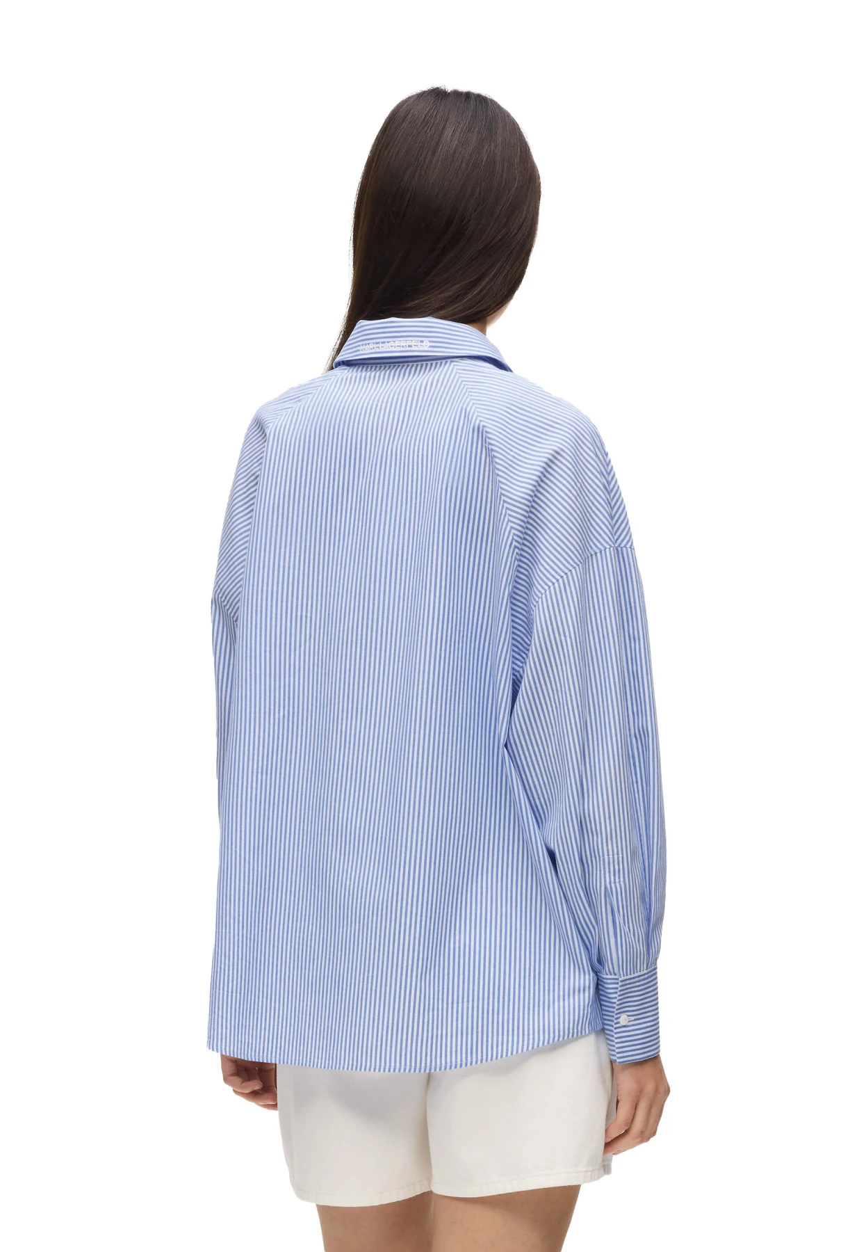 Oversized Striped Long Sleeve Shirt Gallery