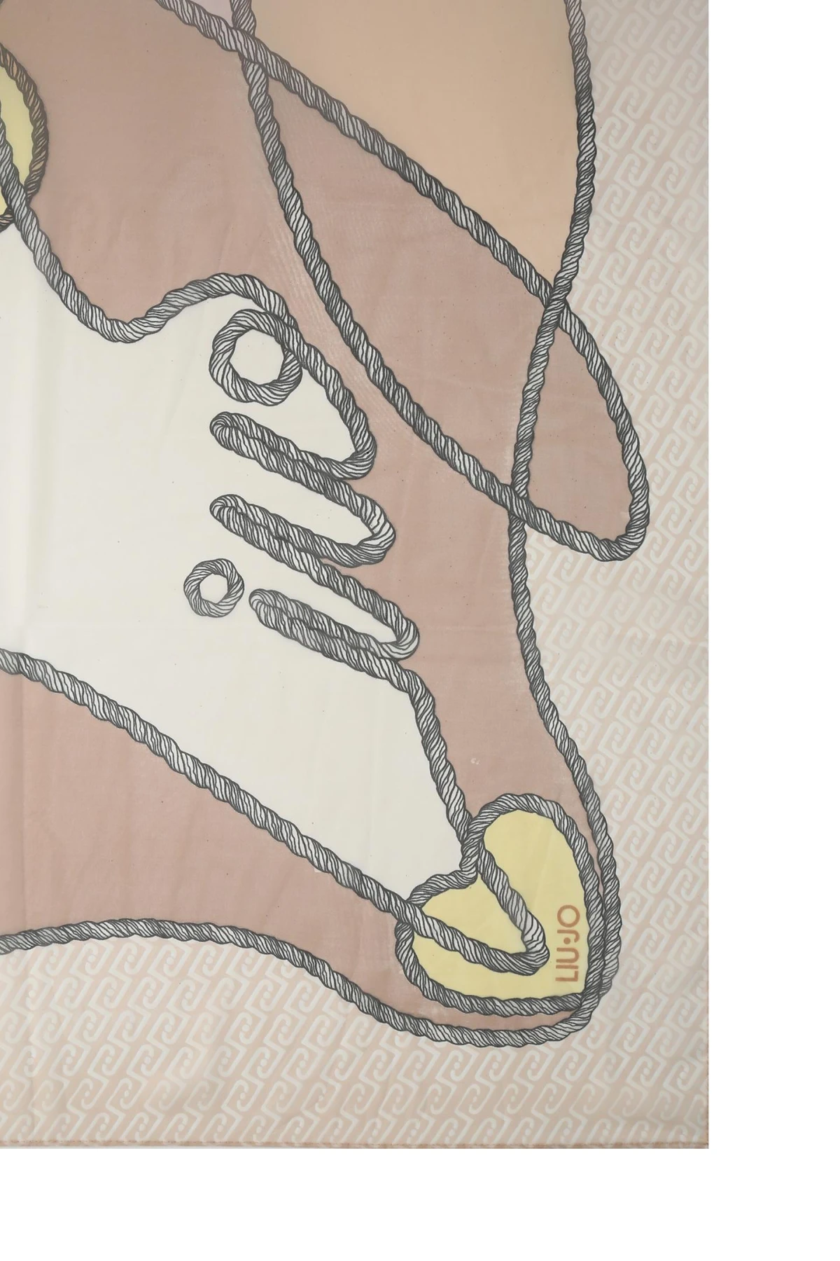 Rectangular Animal Print Cotton Scarf Gallery