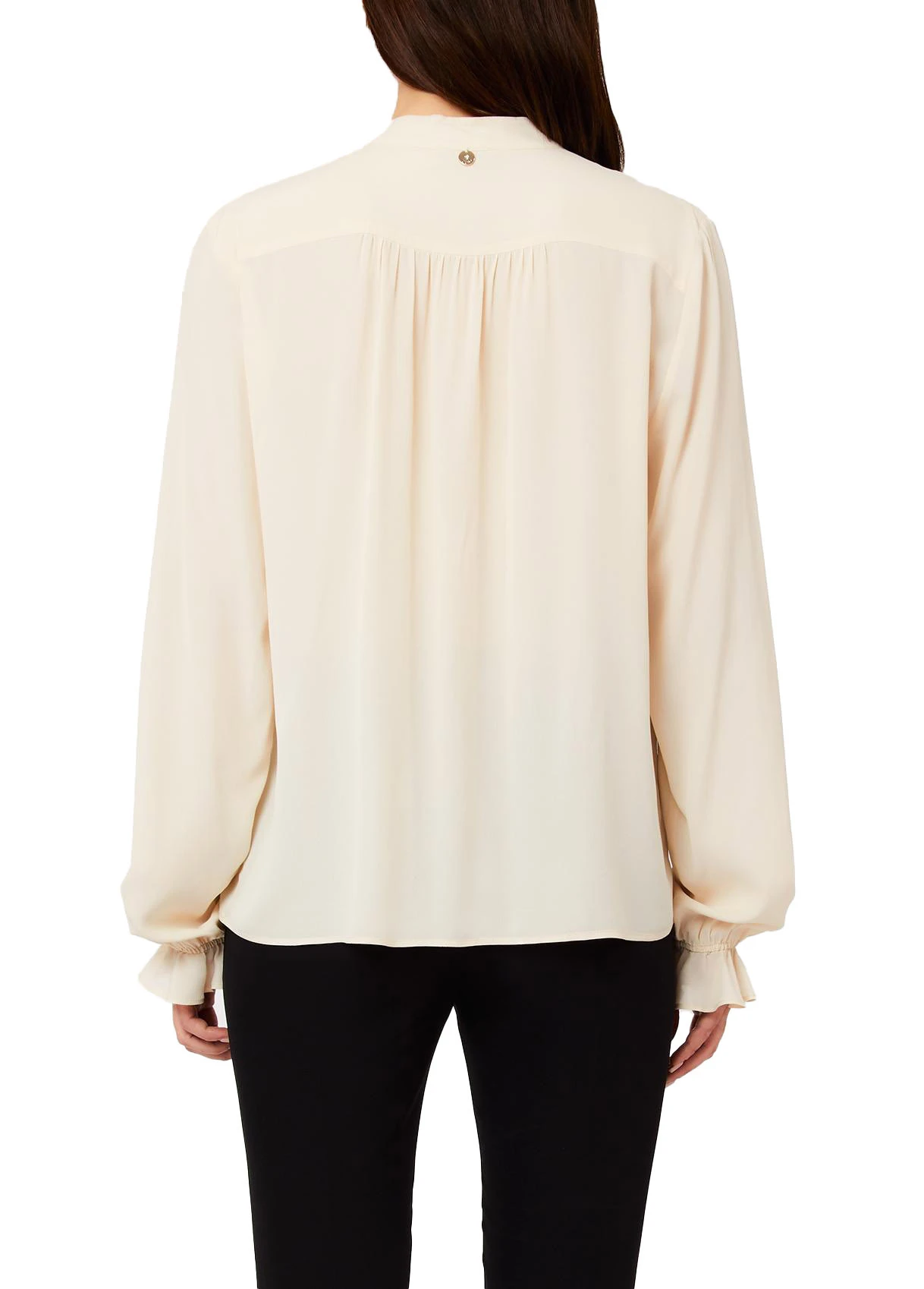 Long Sleeveles V-neck Viscose Blouse Gallery