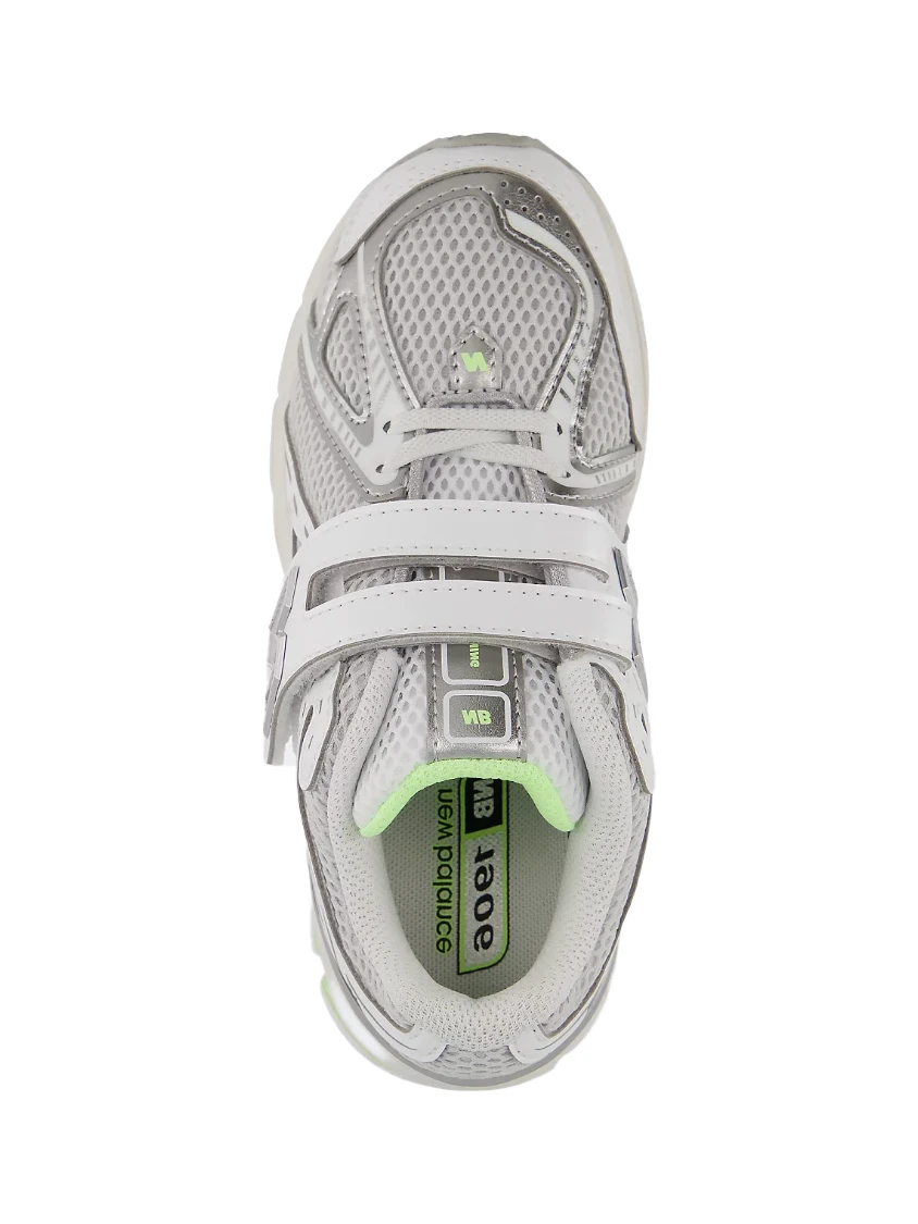 Kids Boys 1906 Metallic Silver&Electric Chuncky Sneakers with Strap Gallery