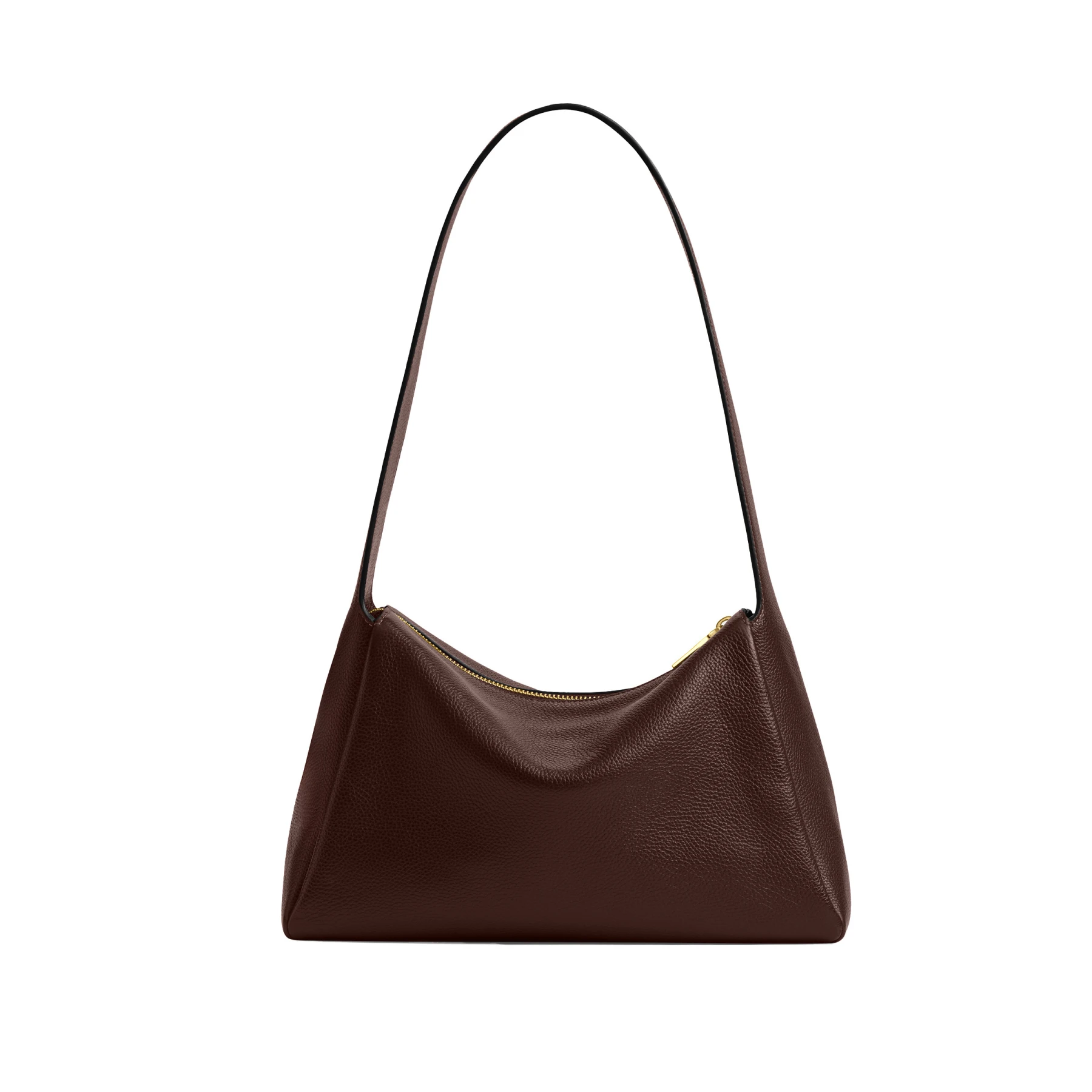 Lola Polished Pebbled Leather Shoulder Bag Gallery