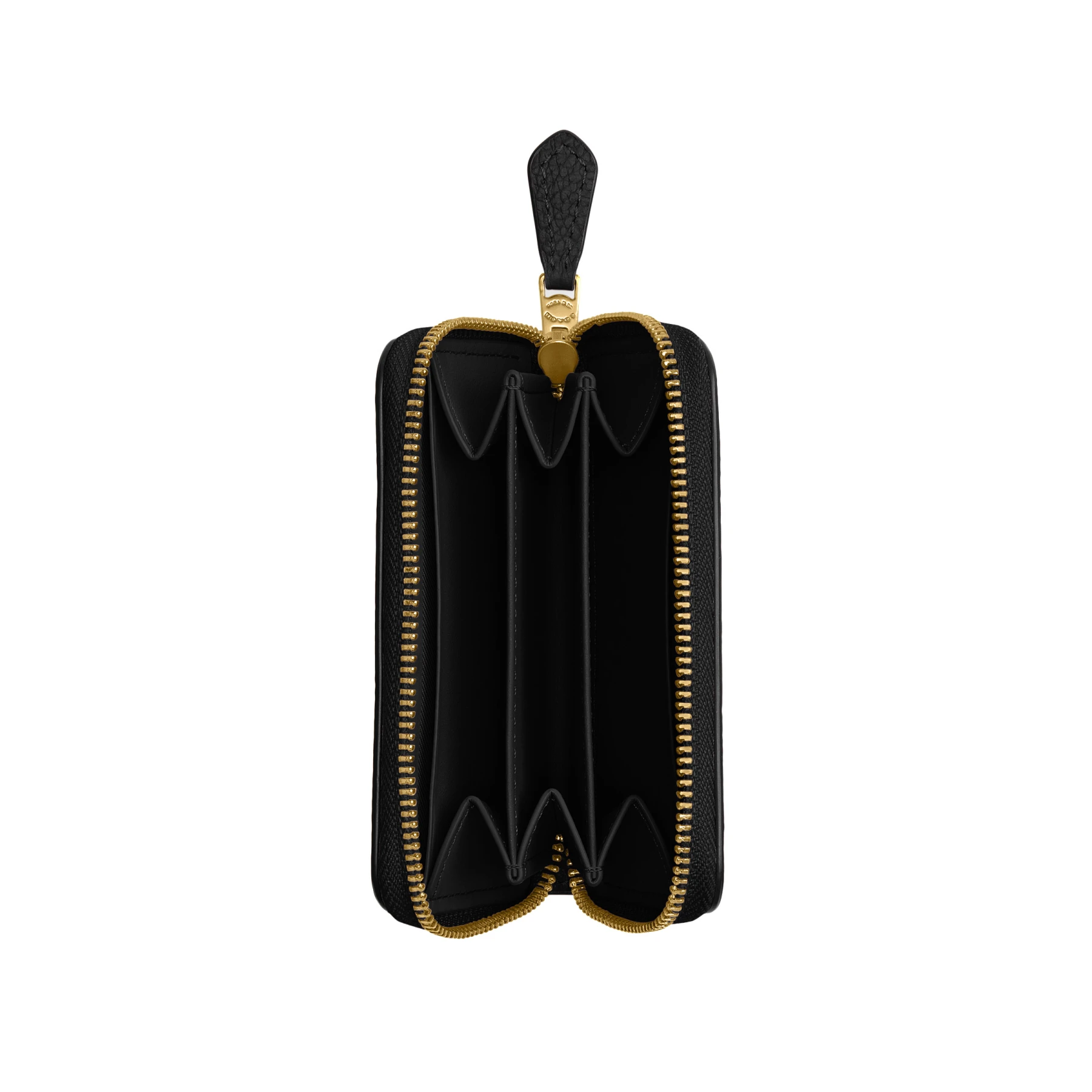 Essential Small Zip Around Pebbled Leather Card Case Gallery