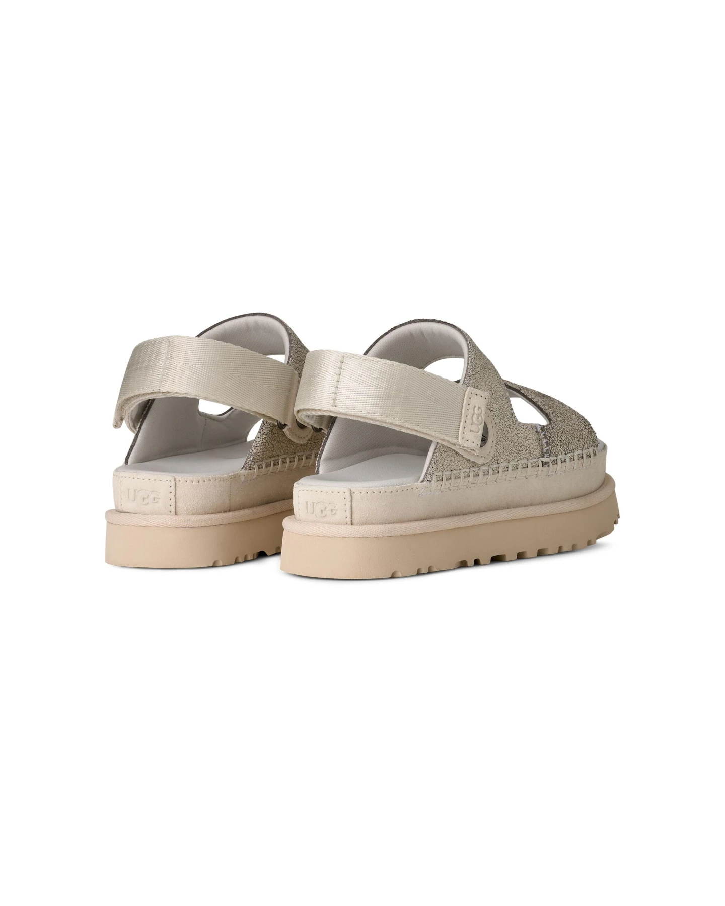  Goldenstar Suede Crackle Glide Sandals Gallery