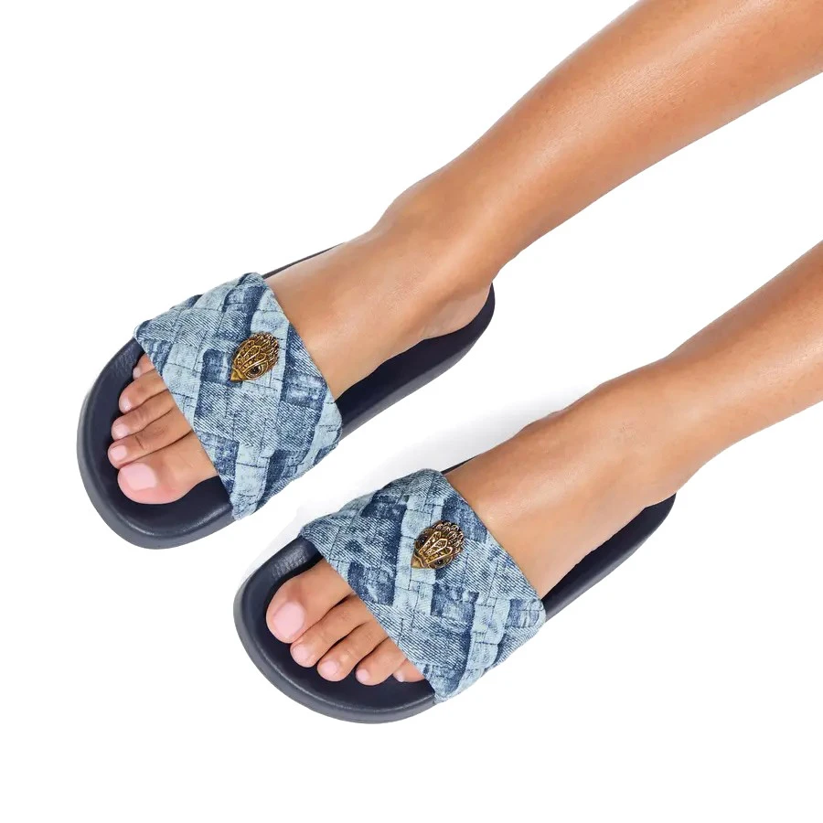 Meena Eagle Denim Slide Gallery