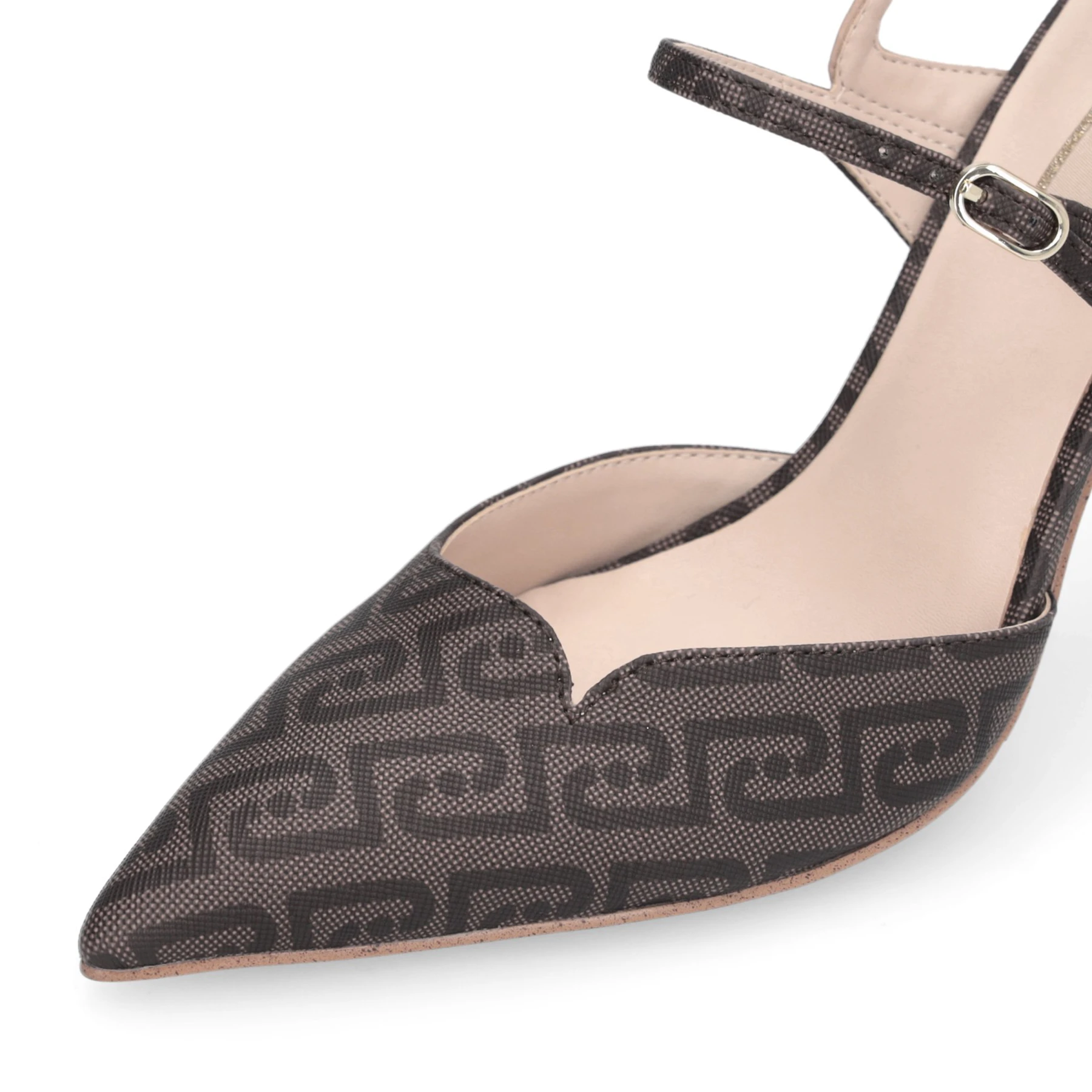 Monogram Pointed-Toe Slingback Pump Gallery