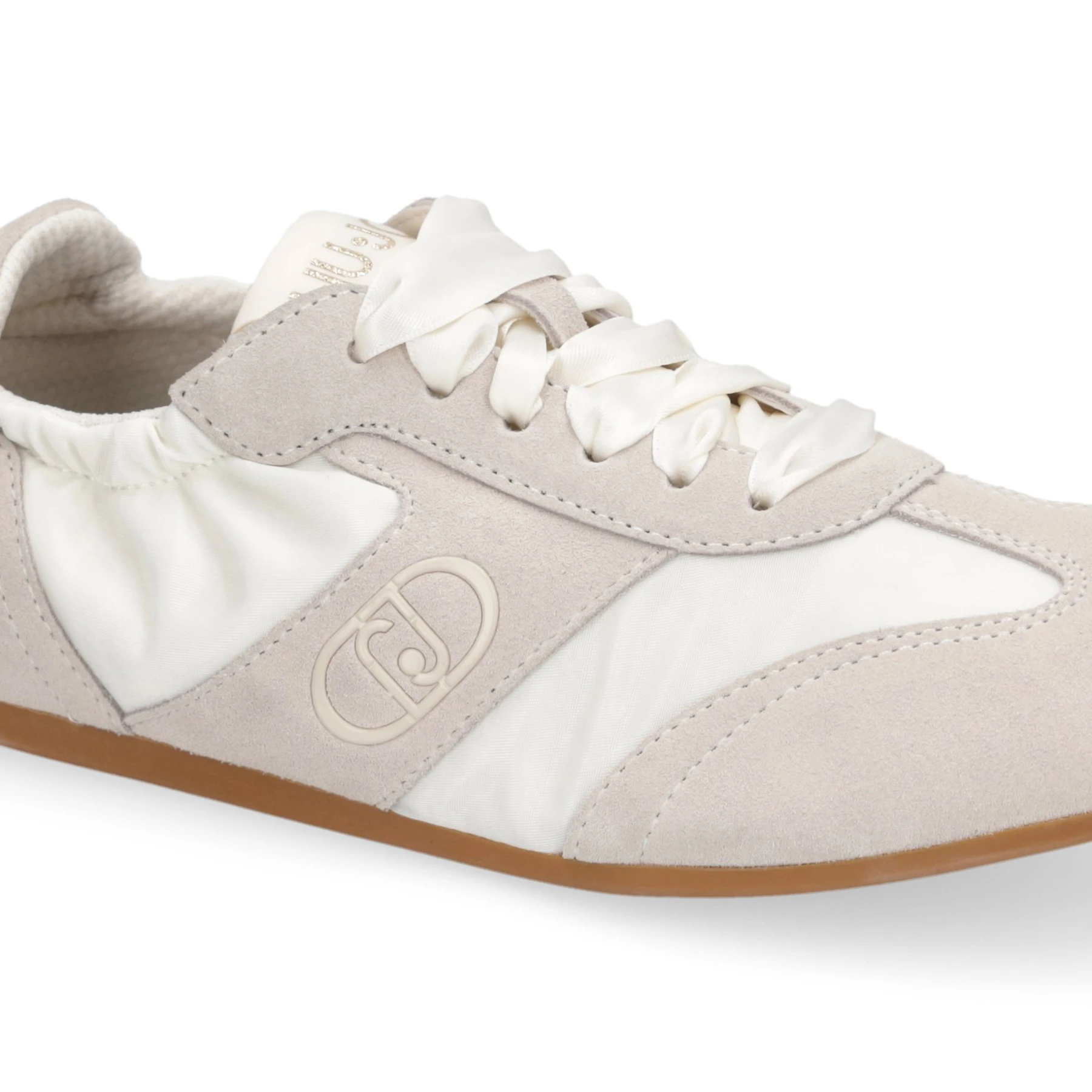 Suede and Satin-Finish Sneakers Gallery