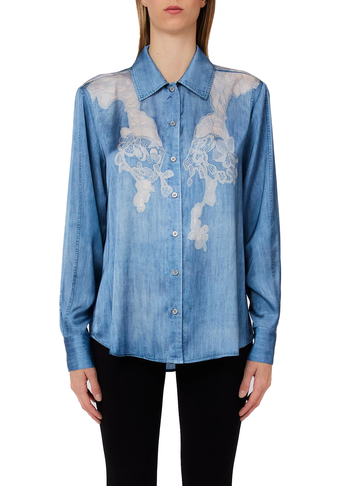 Digital-Print Long Sleeve Shirt Gallery