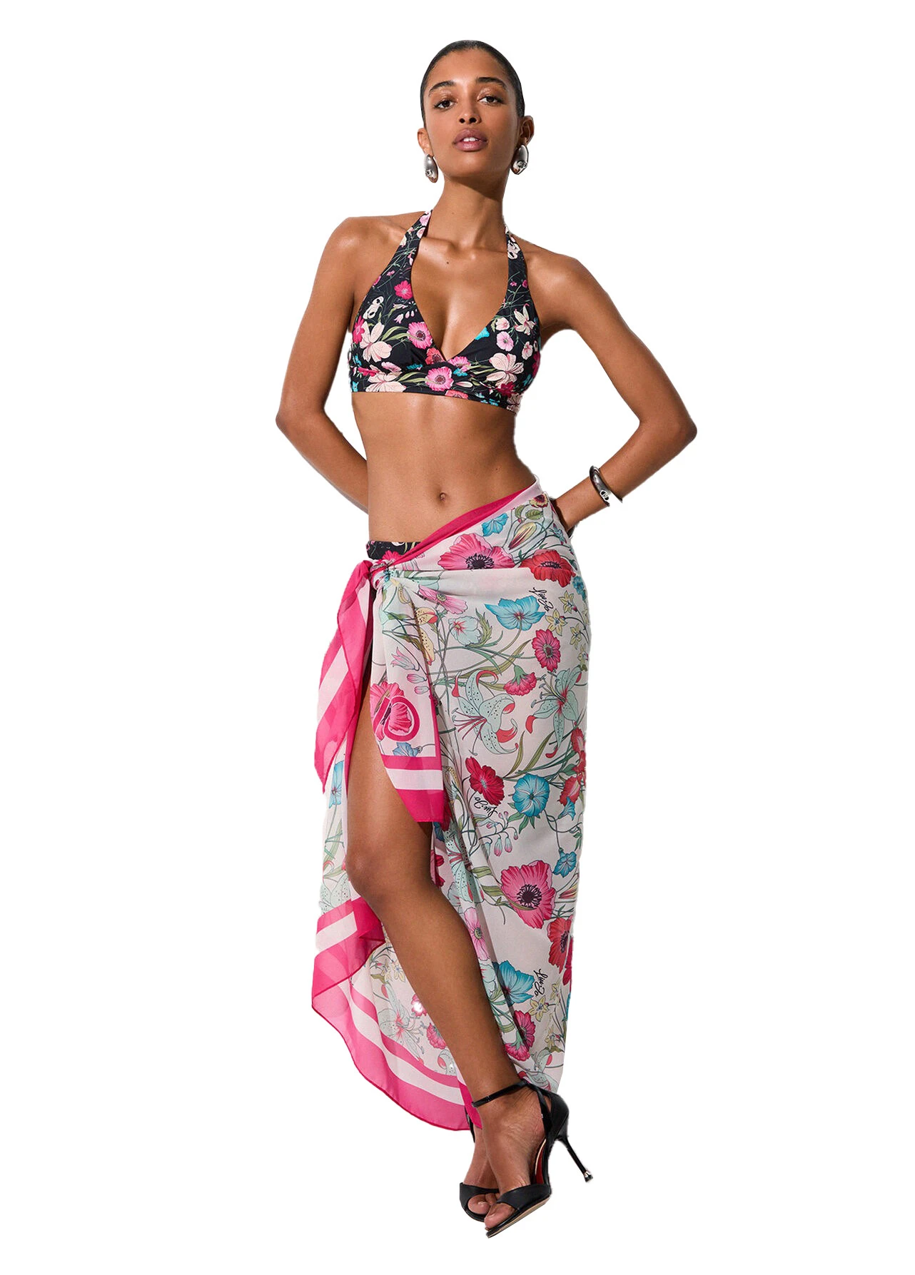 Printed Chiffon Sarong Gallery