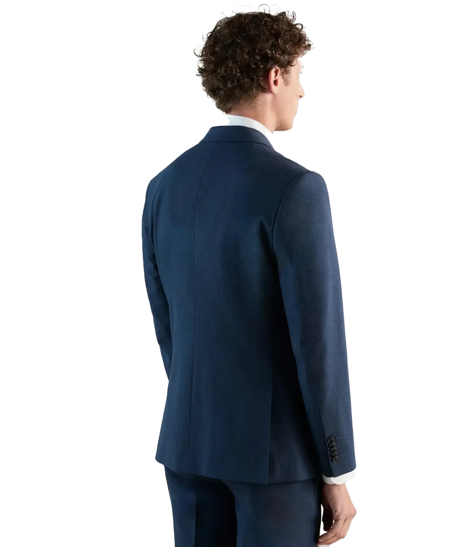 2-Button Blue Denim Suit Gallery