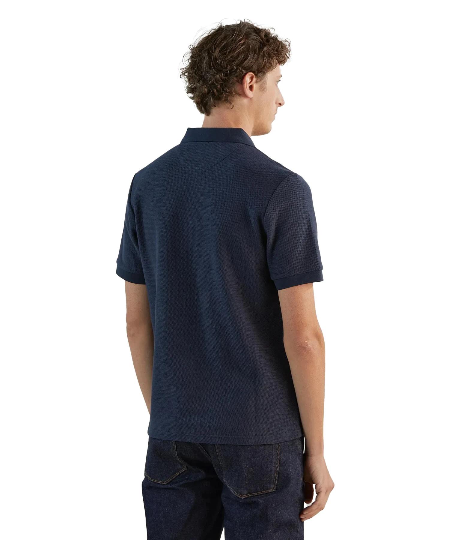 Zip-Neck Short Sleeve Polo Shirt Gallery