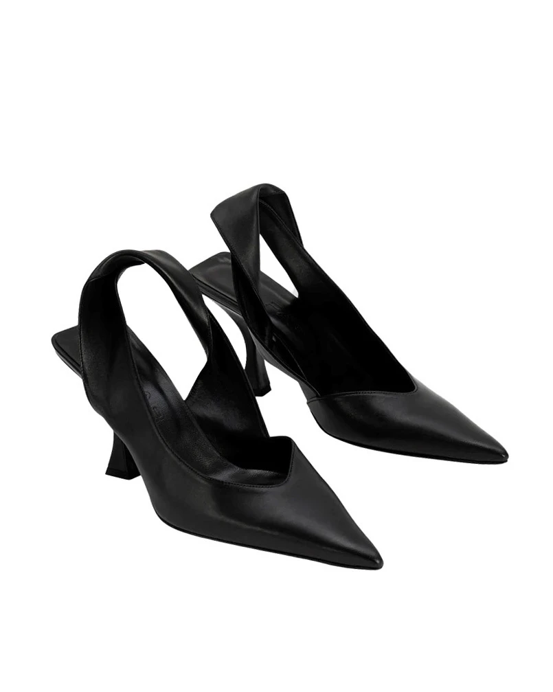 High Heel Nappa Leather Slingback Pump Gallery