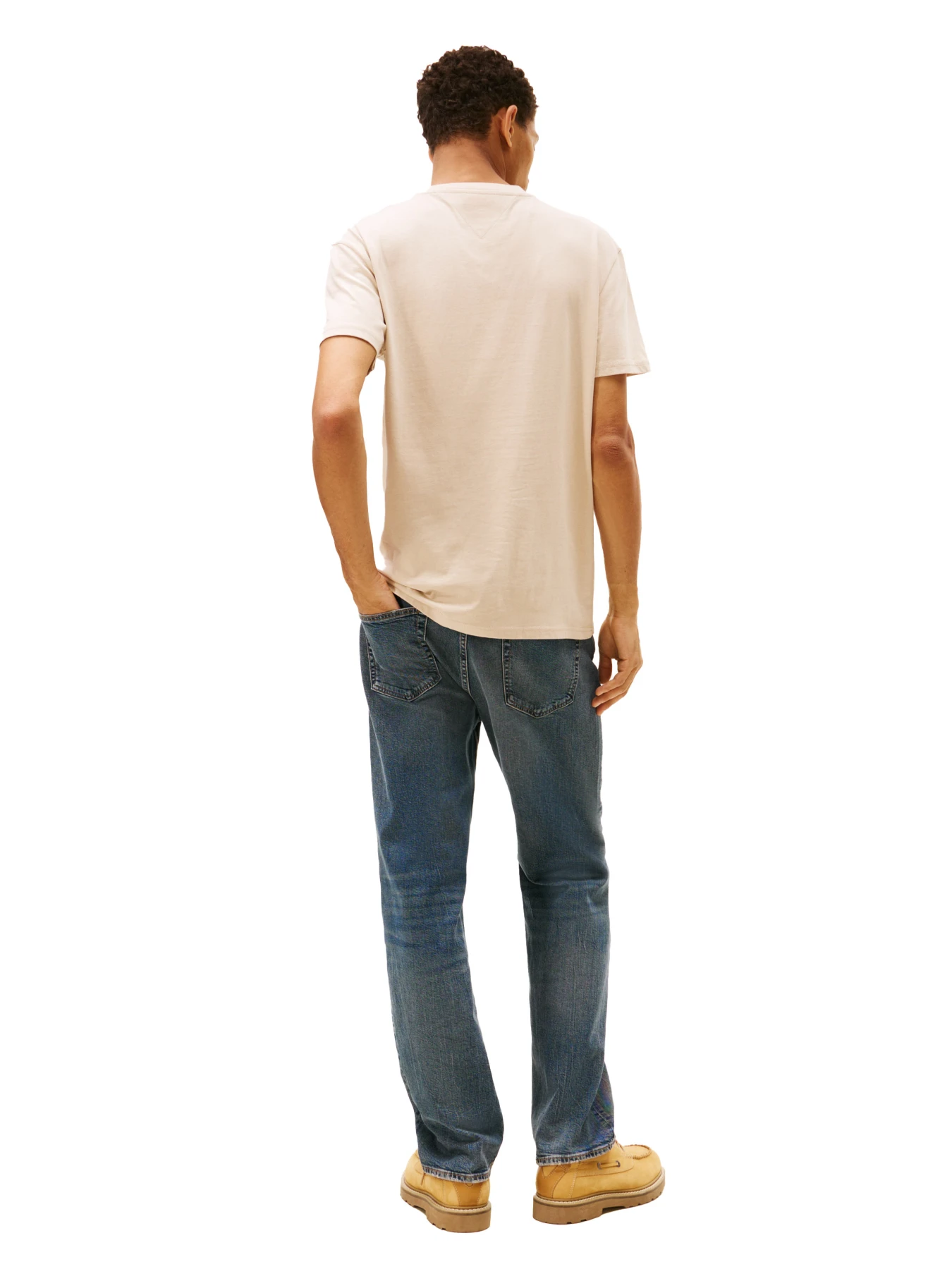 Linear Logo Embroidery Short Sleeve T-shirt Gallery