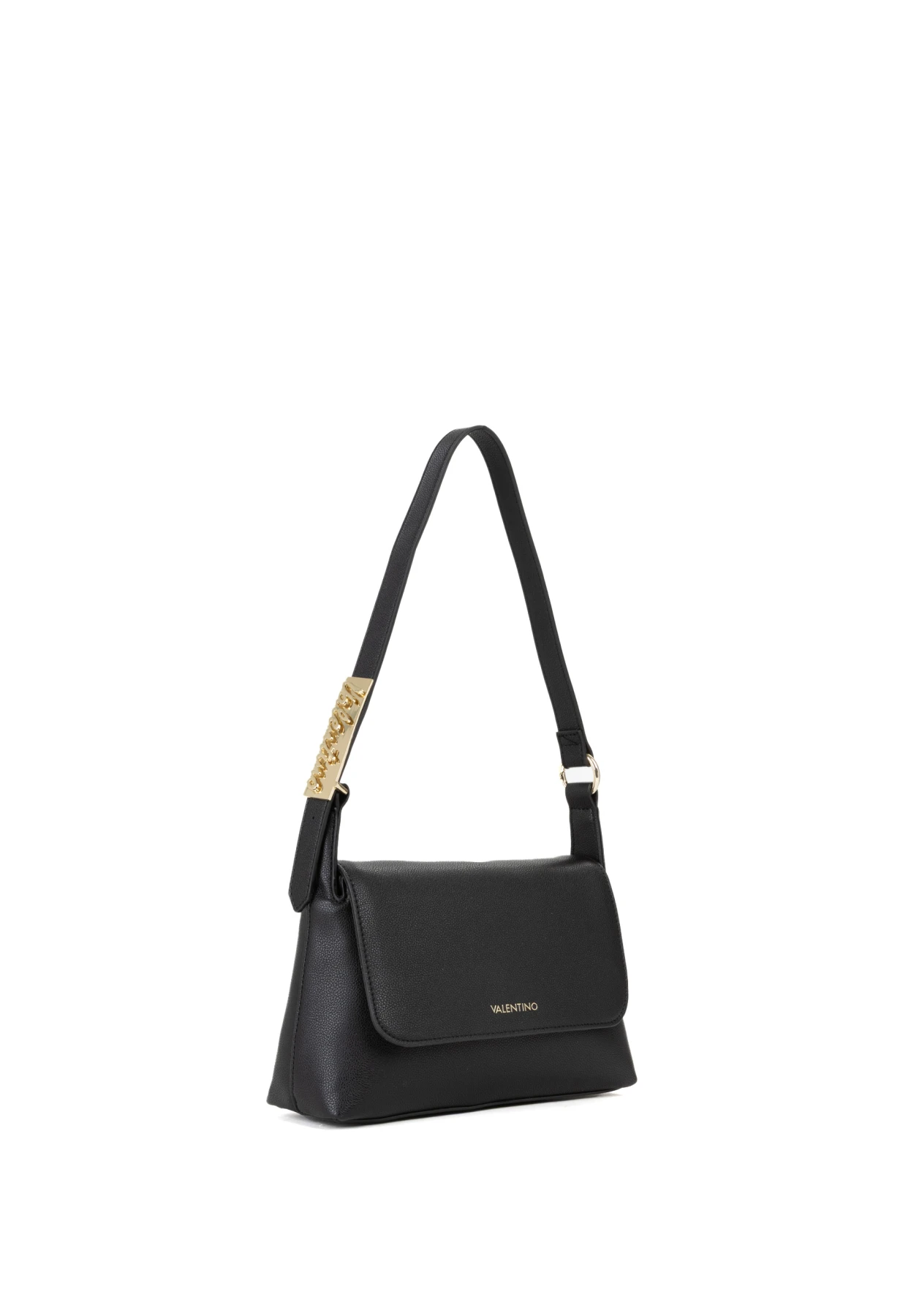 Leather Flap Shoulder Bags with Gold-Tone Logo Hardware Gallery