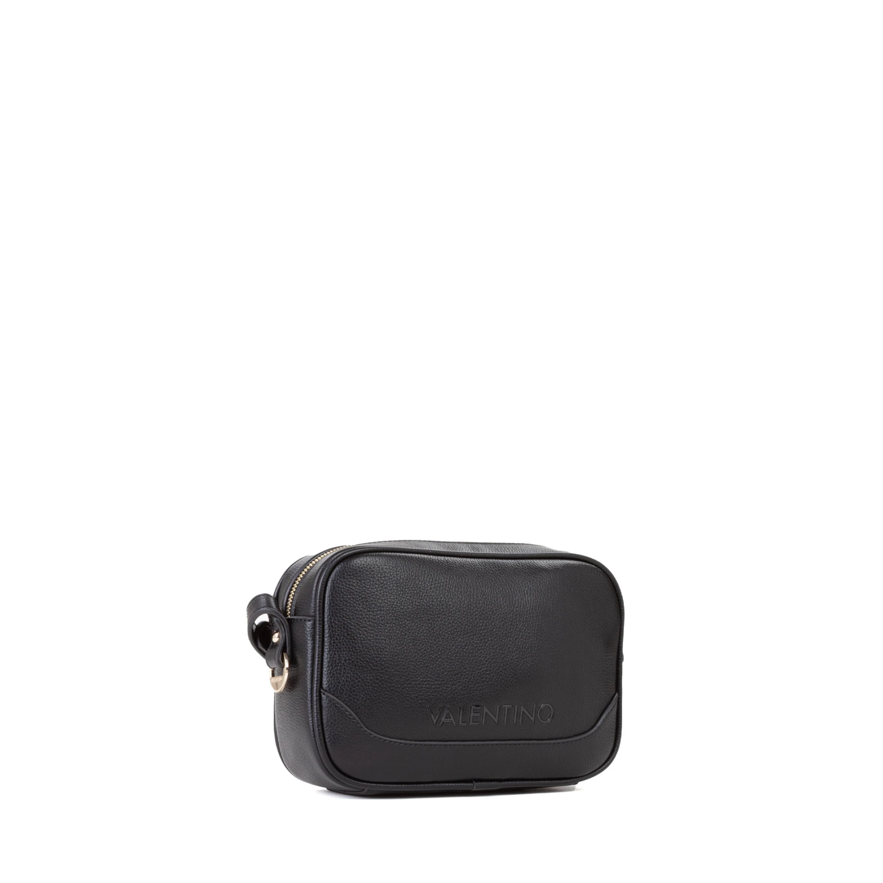 Pebbled Leather Embossed Logo Camera Crossbody Bag Gallery