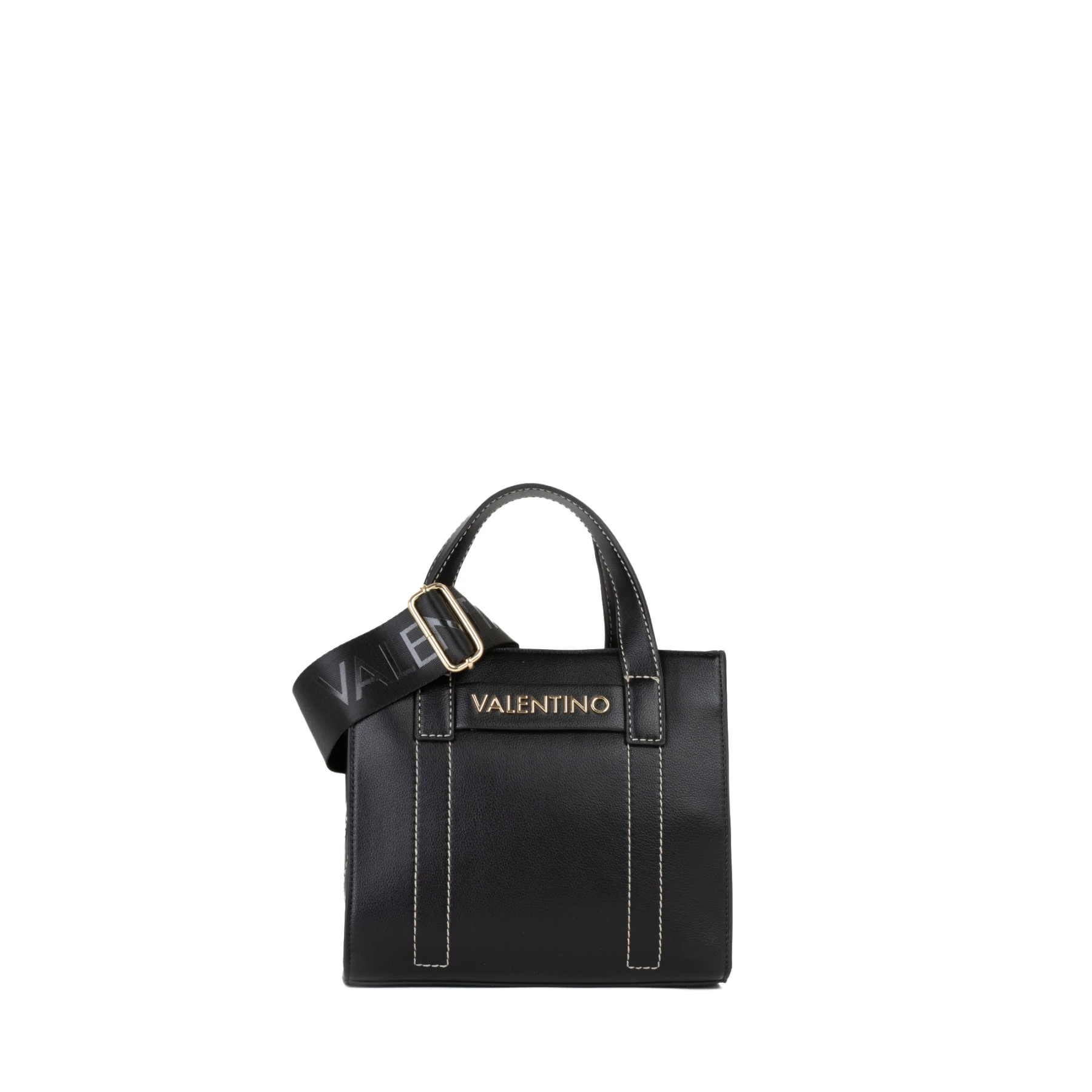 Dual-Strap Stitch Leather Tote Bag Gallery