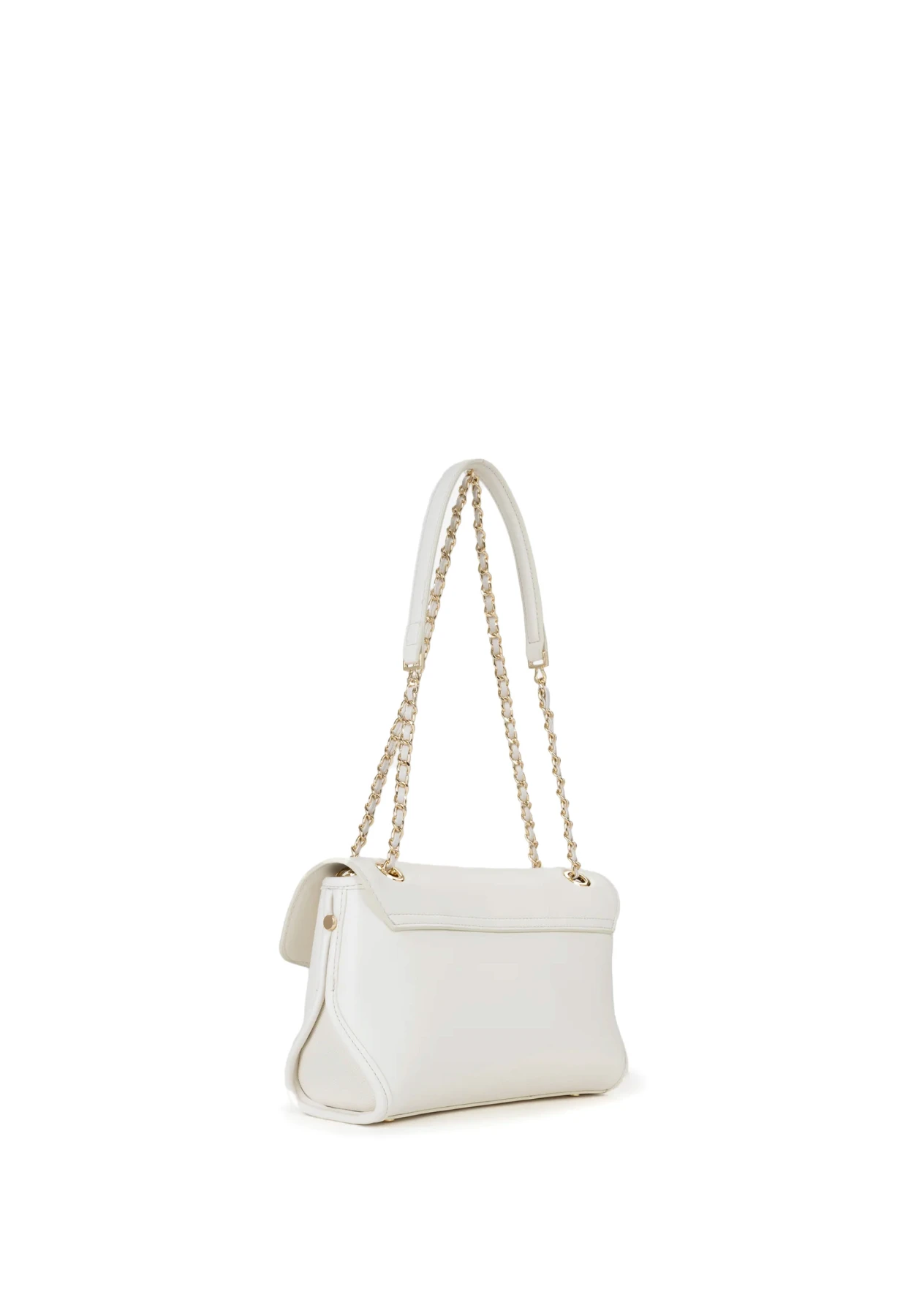 Envelope Flap Shoulder Bag with Interwoven Gold Chain Strap Gallery