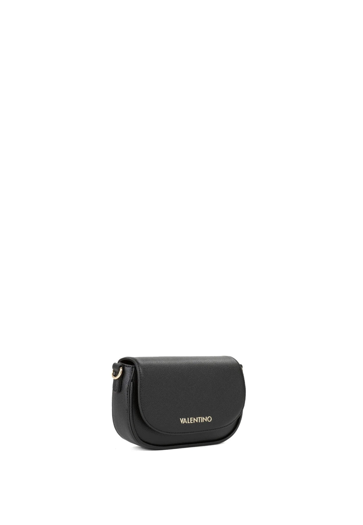 Leather Crossbody Flap Bag with Woven Logo Strap Gallery