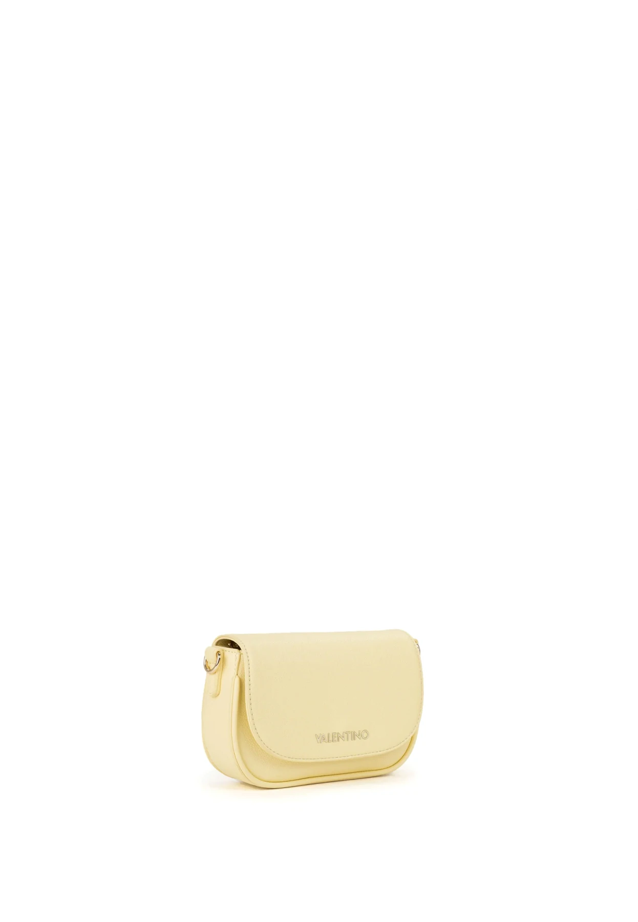 Leather Crossbody Flap Bag with Woven Logo Strap Gallery