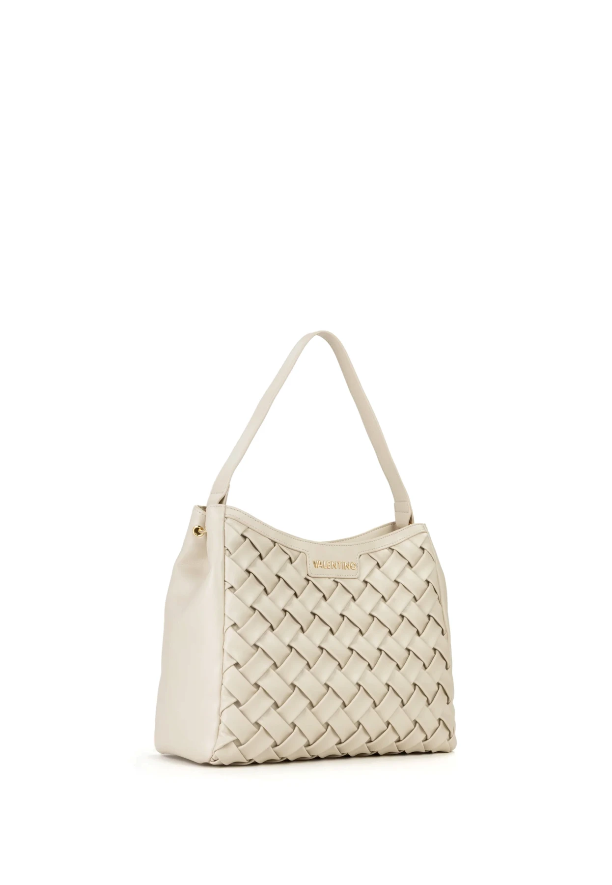 Woven Leather Shoulder Bag with Gold Hardware Gallery