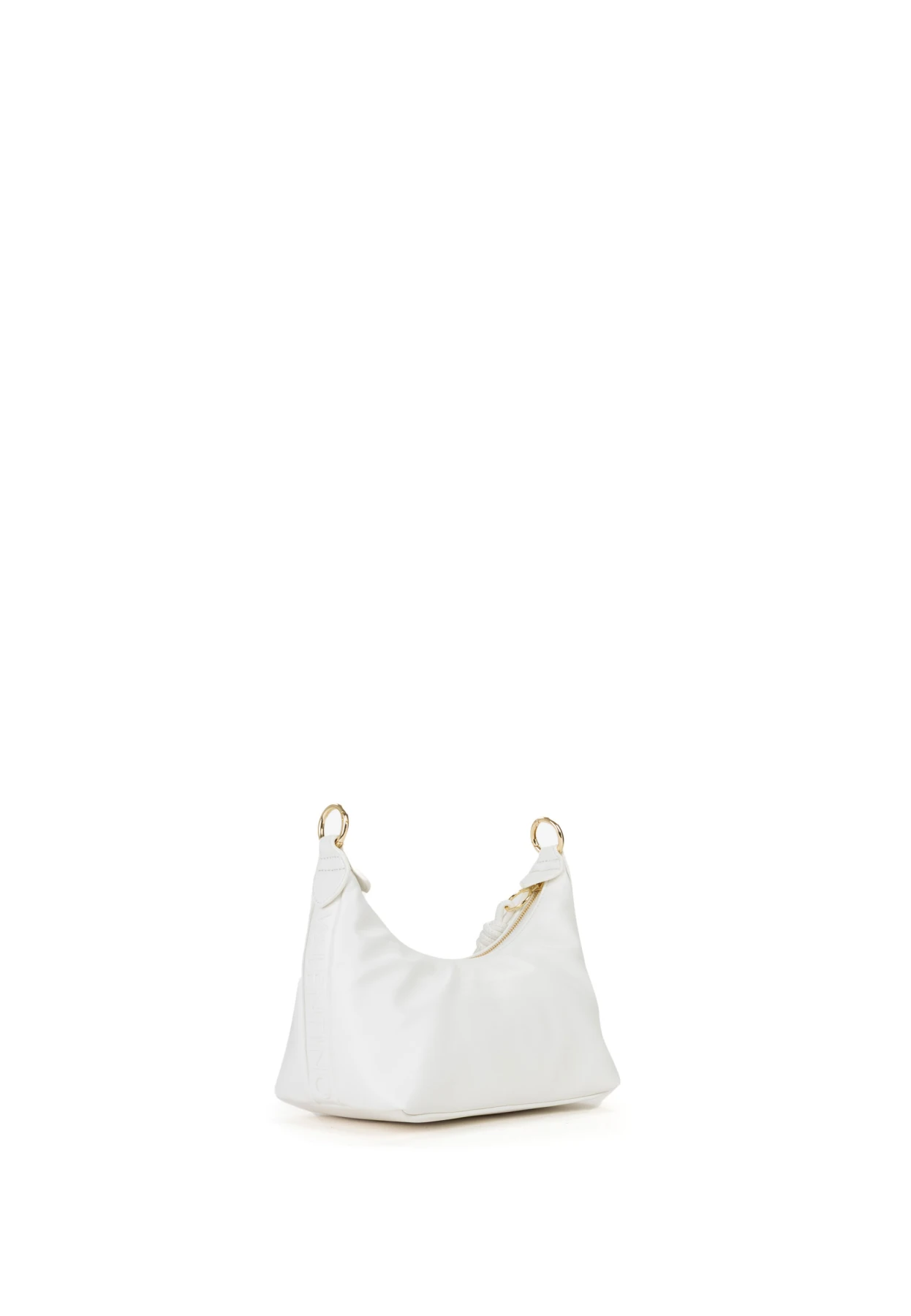 Soft Leather Crescent Shoulder Bag with Knot Detail and Gold Hardware Gallery