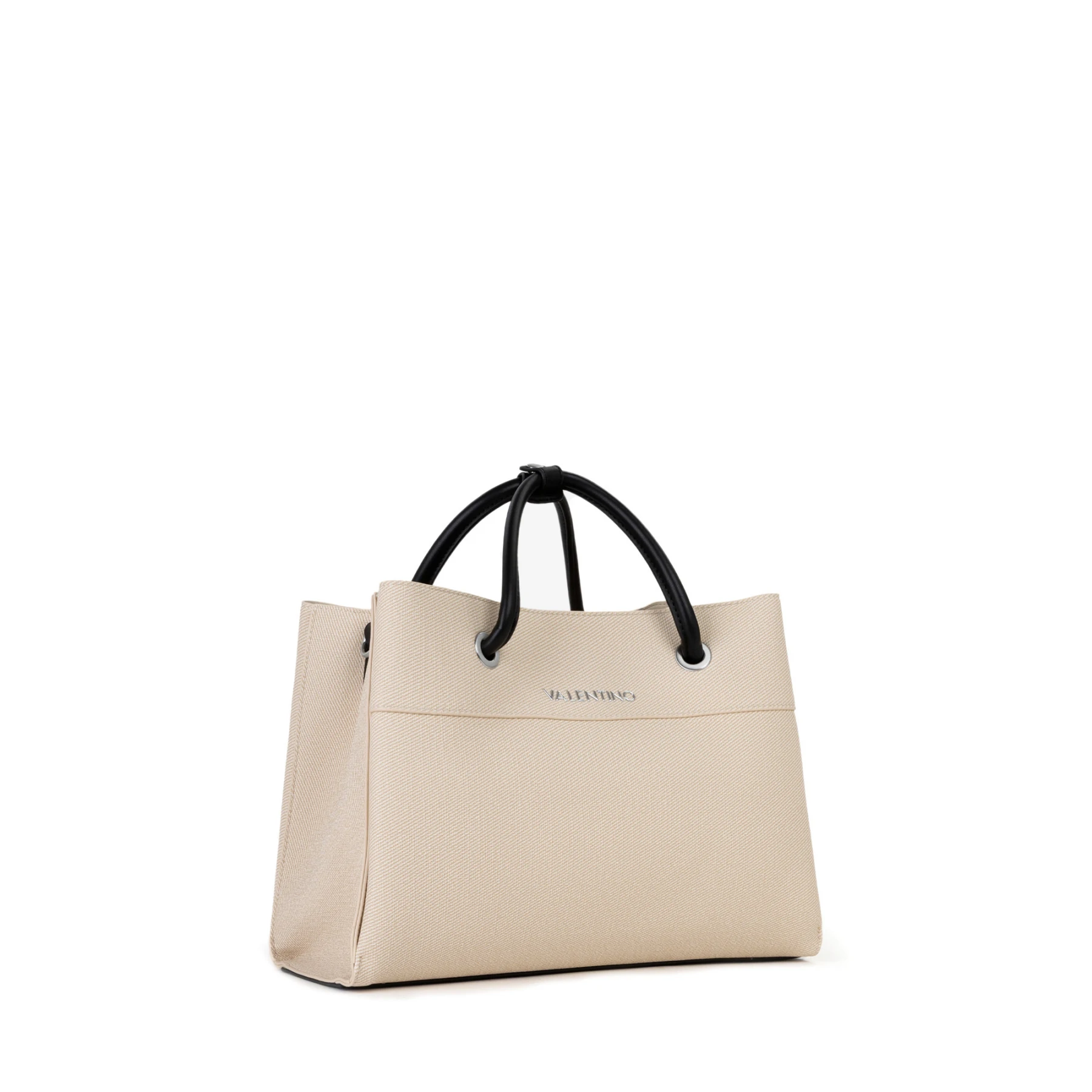 Large Tote Bag with Black Leather Handles Gallery