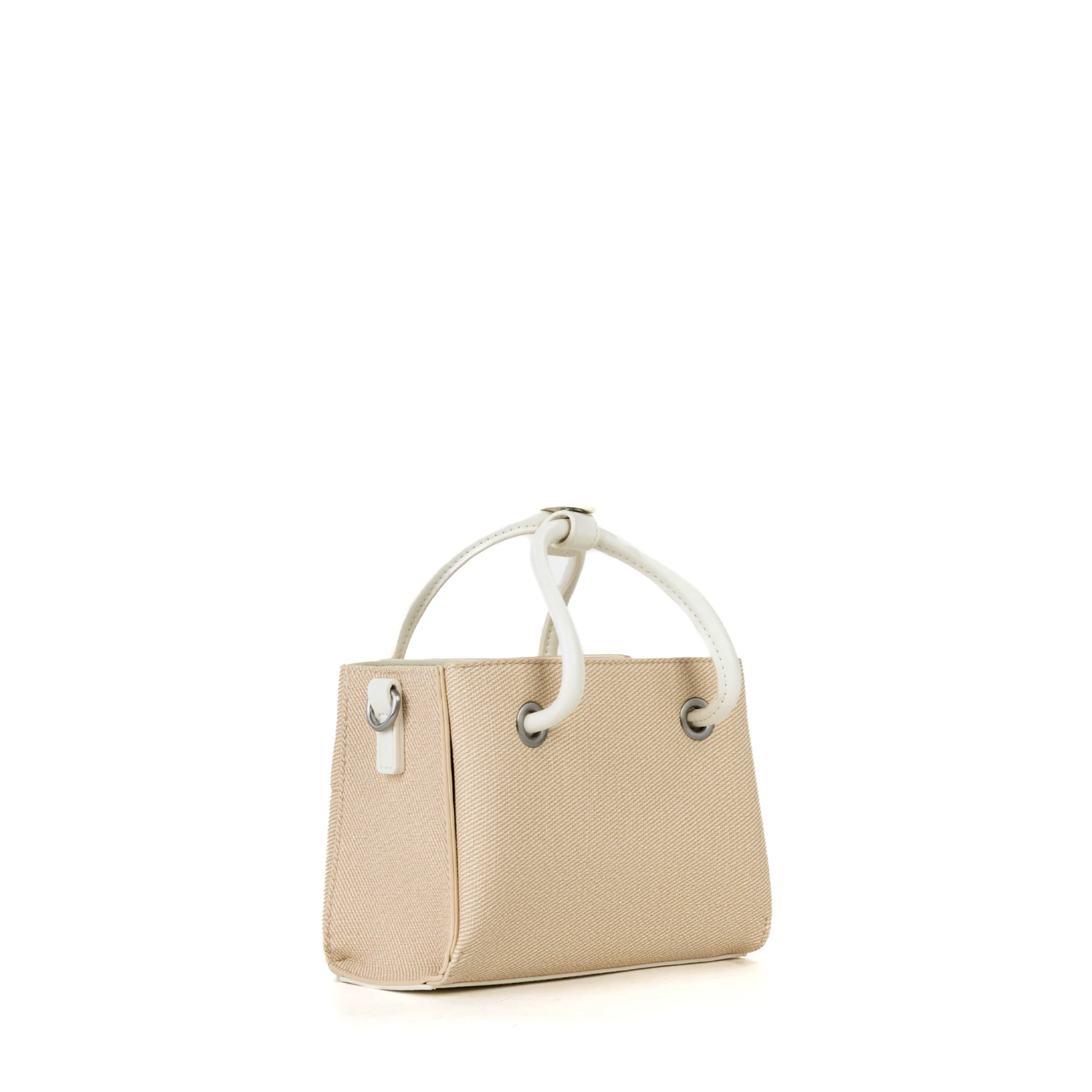 Small Tote Bag with Black Leather Handles Gallery