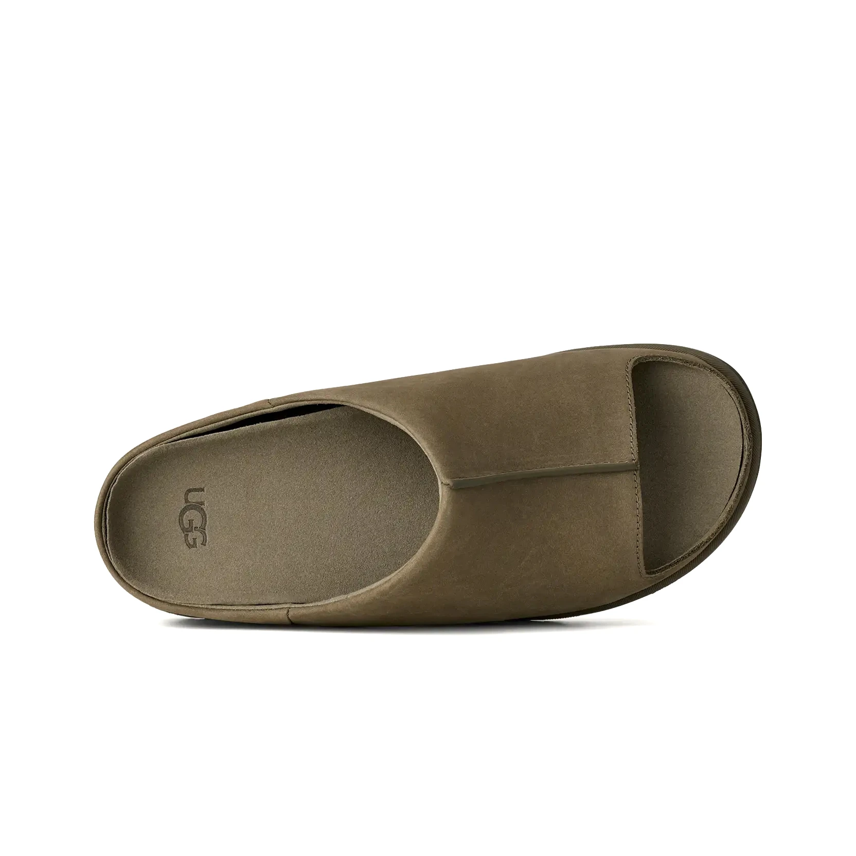 Otze Matte Suede Open Toe Slide Gallery