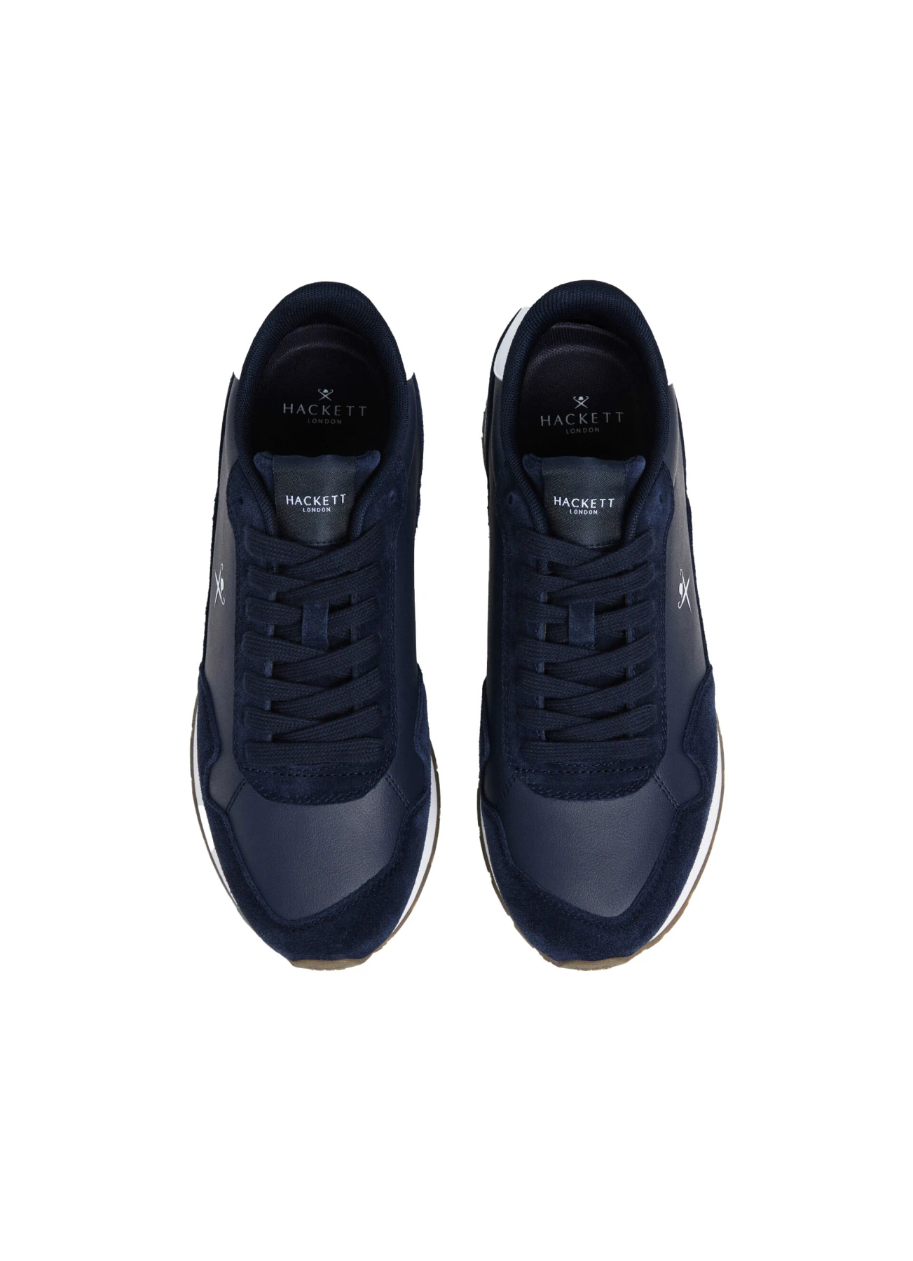 Vector Plain Leather & Suede Trainers Gallery
