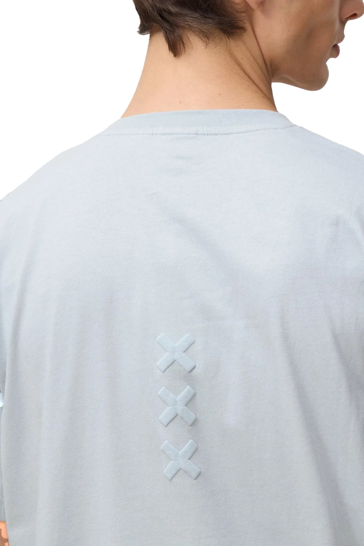 Frost Bonfire Crewneck Short Sleeve T-shirt with Embroidered Detailing Gallery