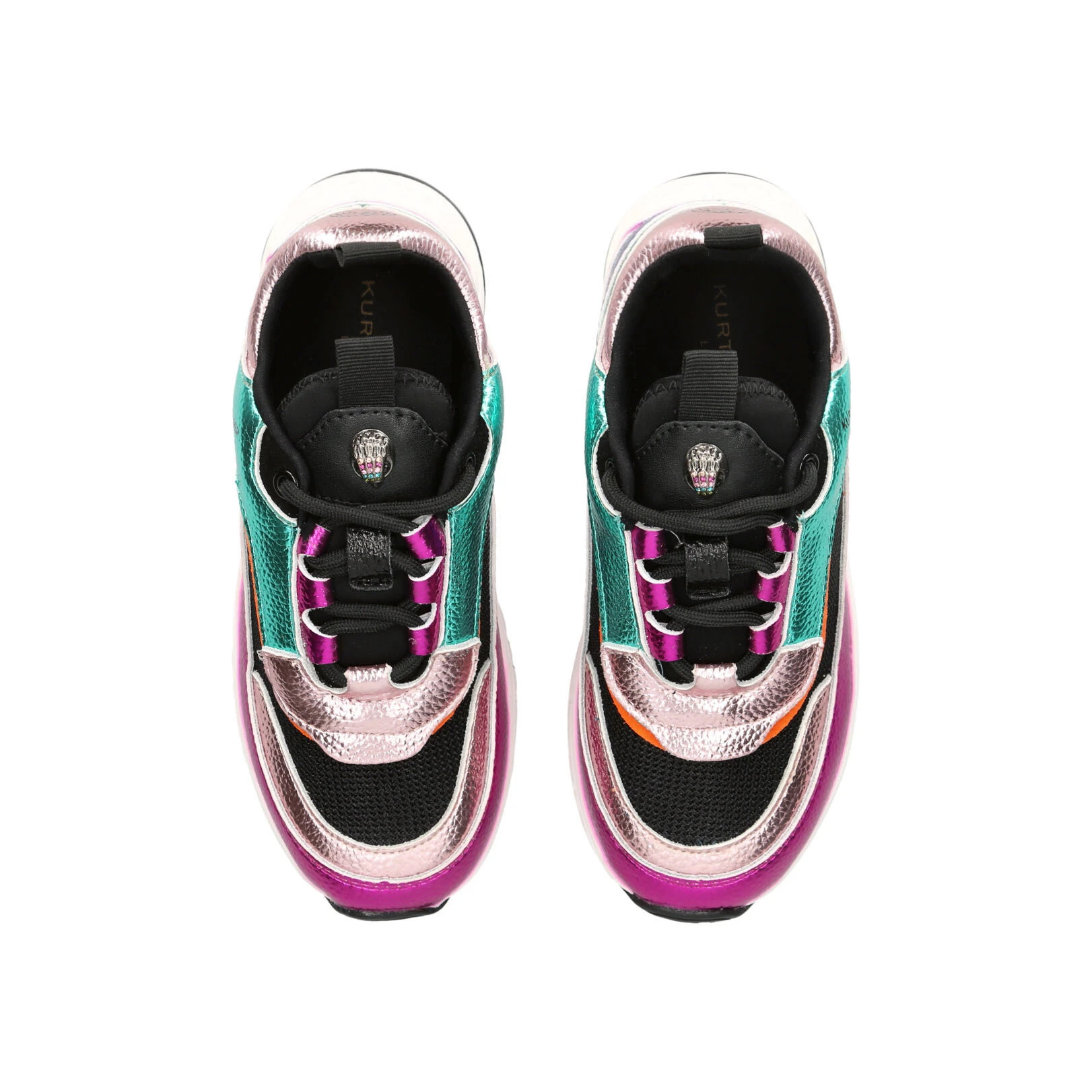Kids Kensington Metallic Rainbow Multi-Panel Sneakers Gallery