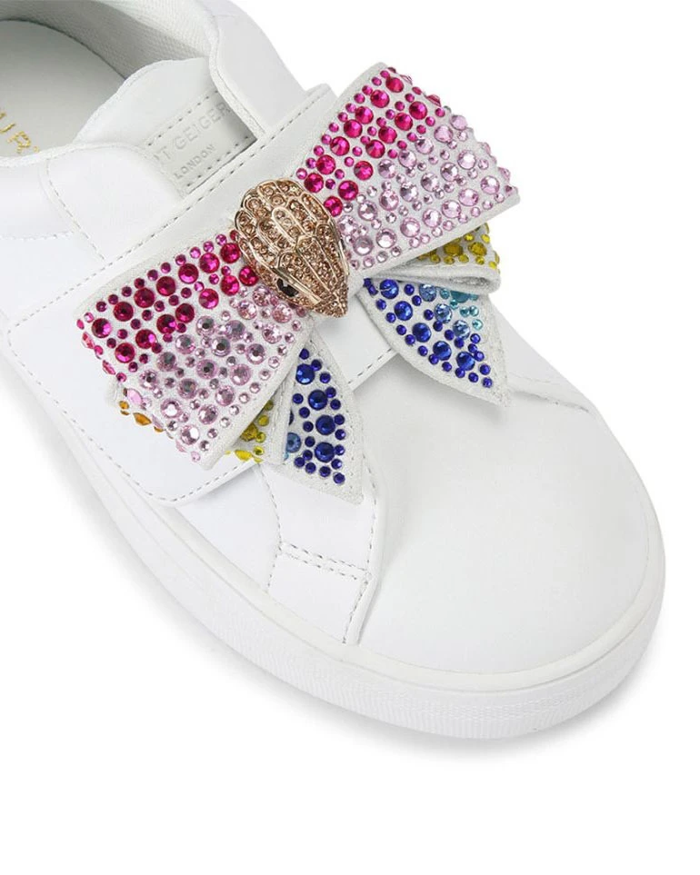 Kids Mini Laney Multi Colored Bow with Rhinestones Gallery
