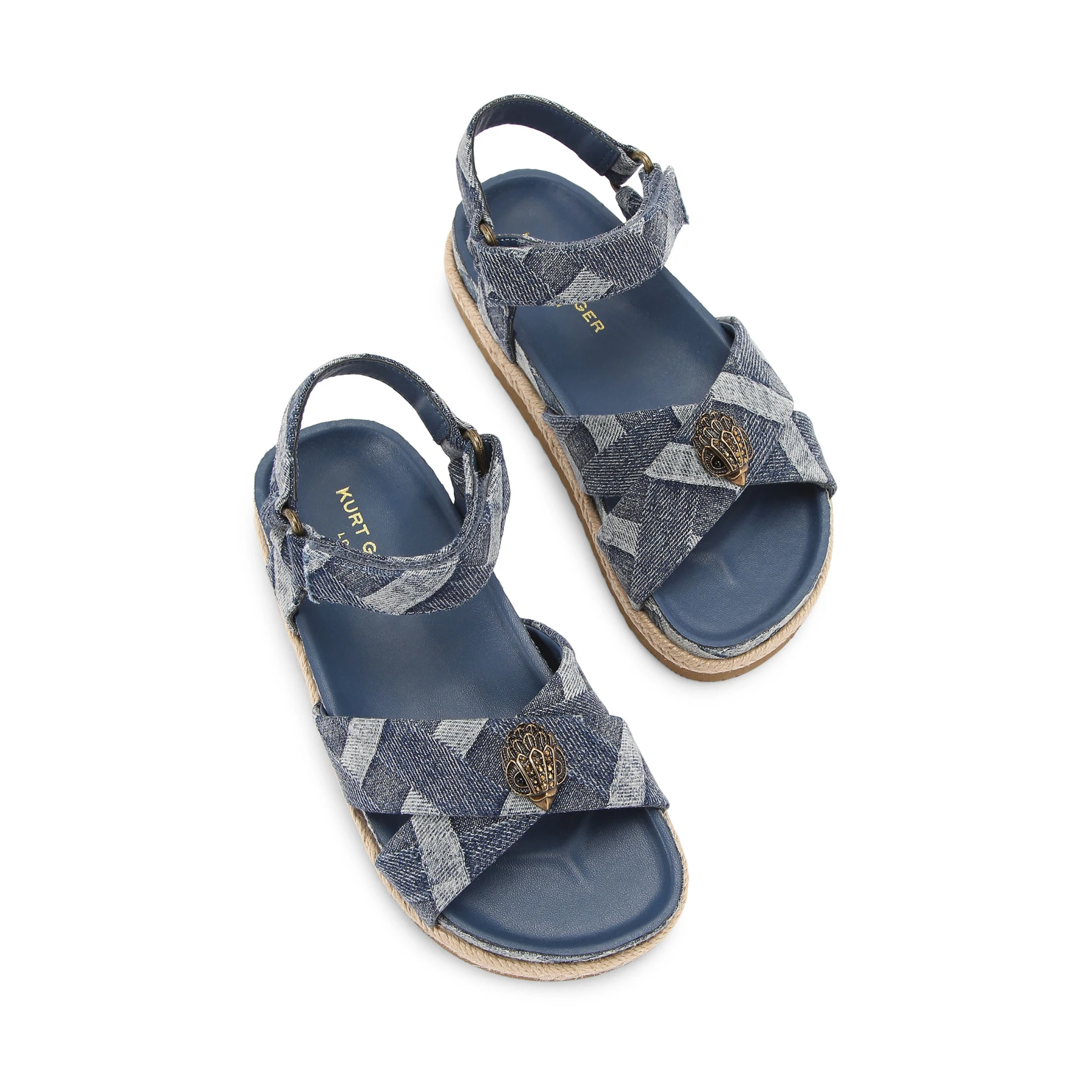 Junior Kensington Denim Rope Sandals Gallery