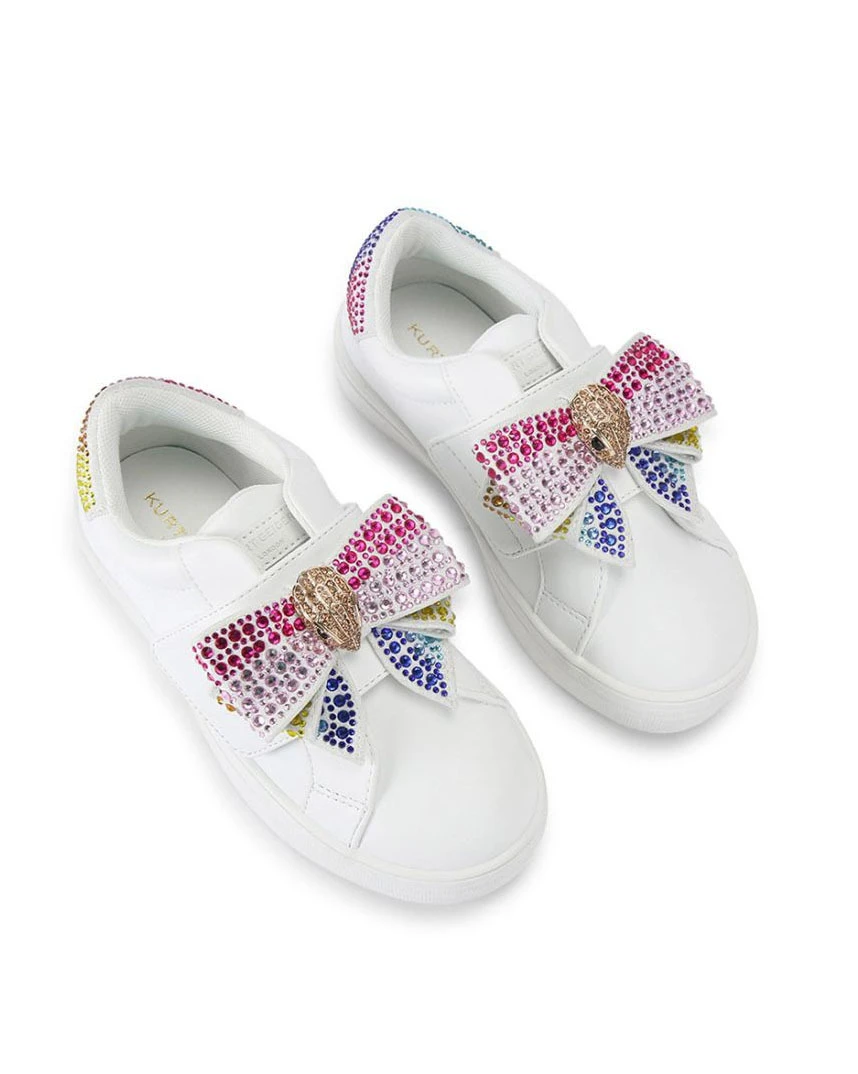 Junior Mini Laney Multi Colored Bow with Rhinestones Gallery