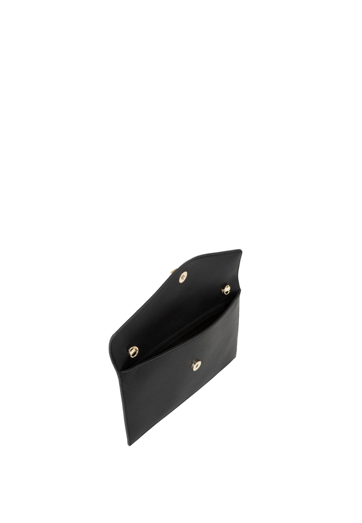 Leather Envelope Clutch with Gold V-Logo Tassel Gallery