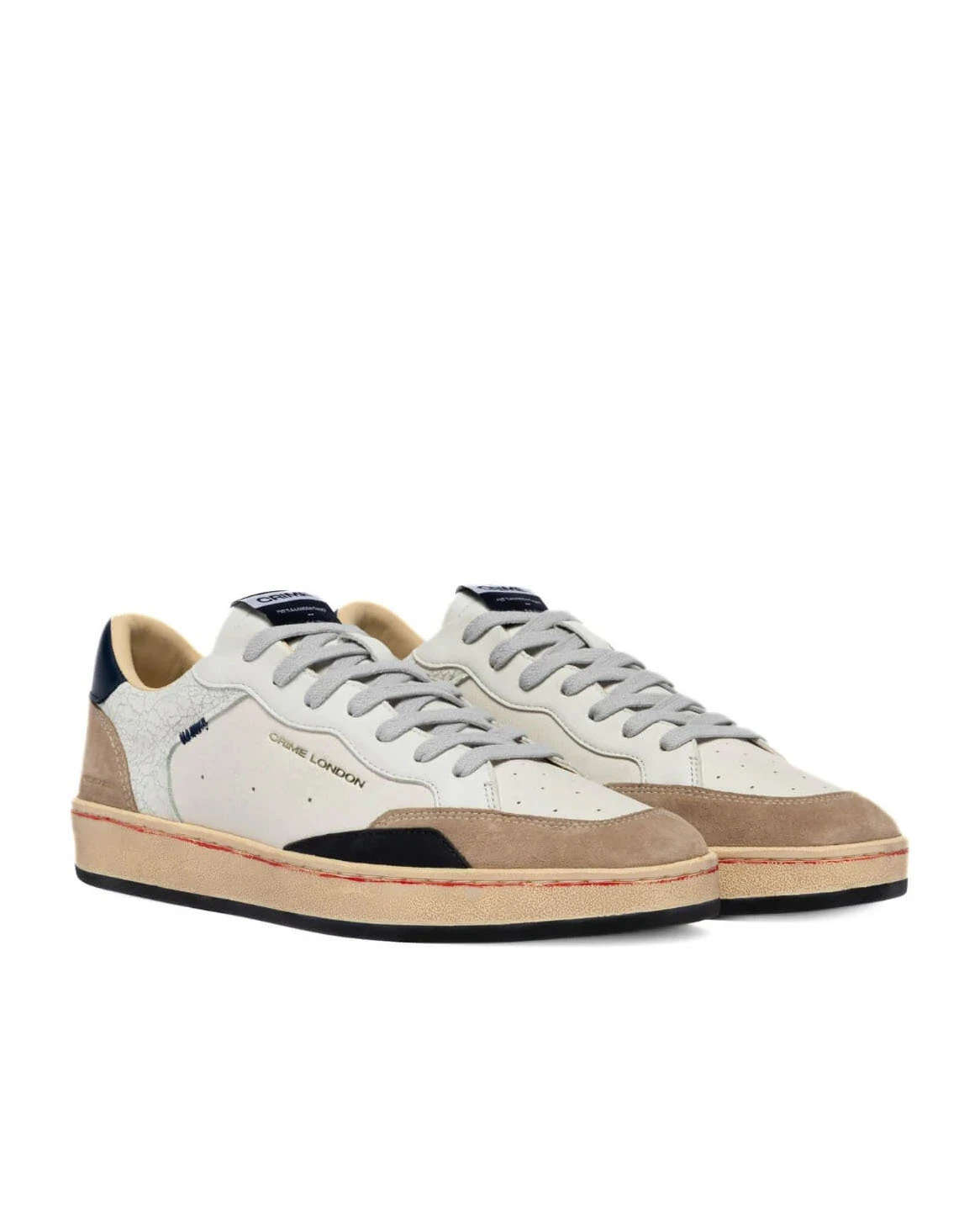 Chelsea Cracked White Sneakers Gallery