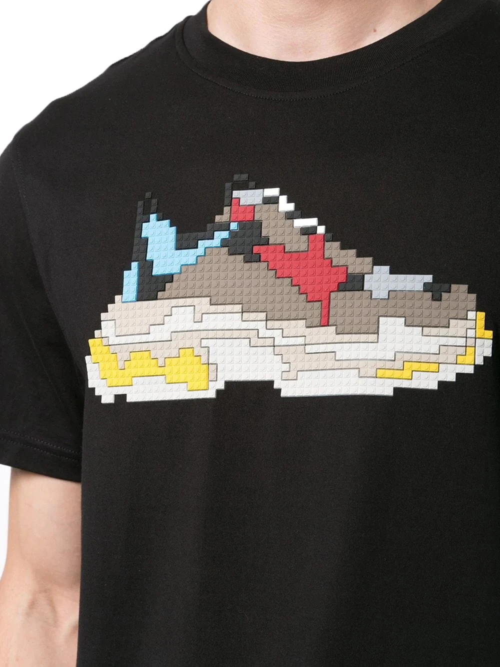 Black Dadcore Print Short Sleeve T-Shirt Gallery