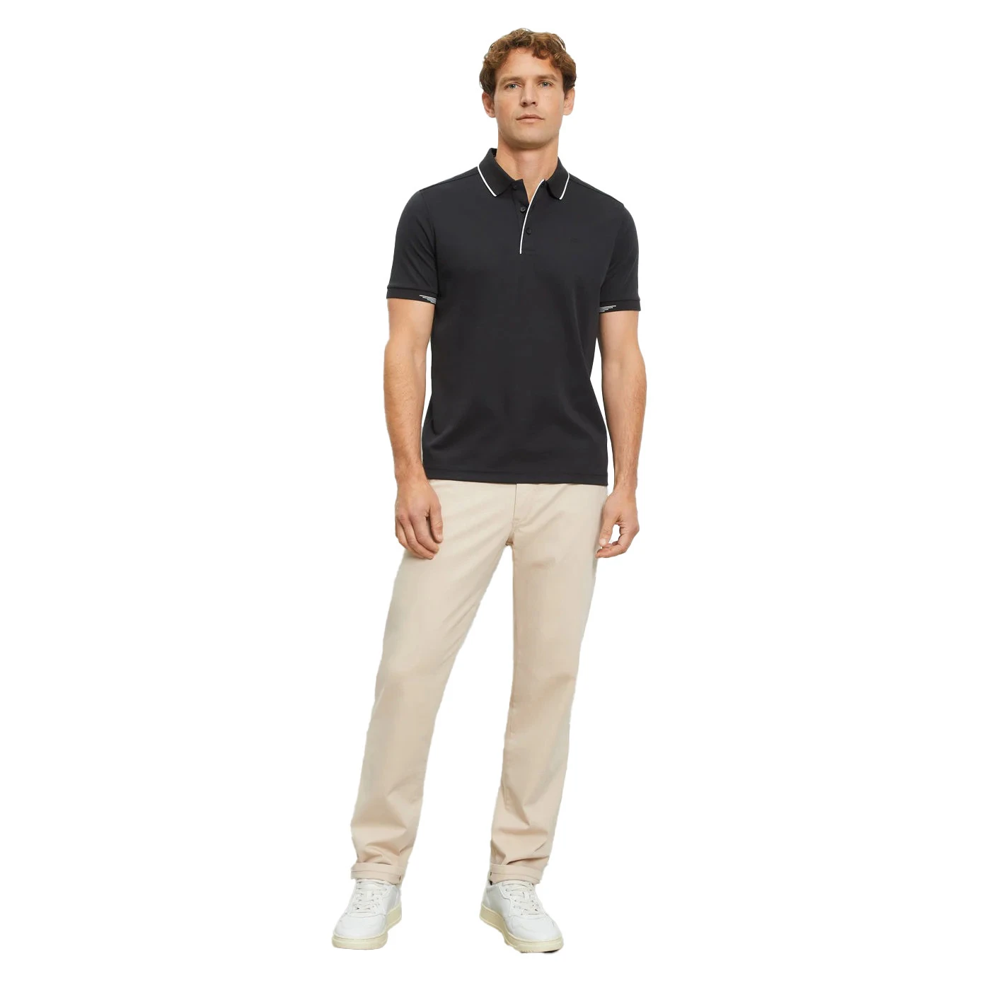 Casual Jersey Short Sleeve Polo with Buttons Gallery