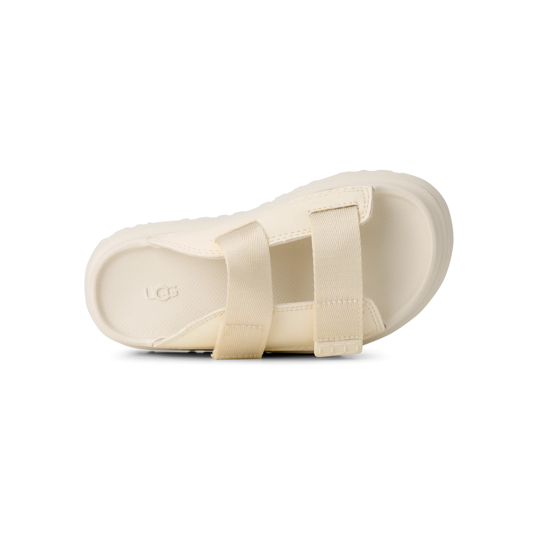 Kids Girls Golden Glow Double Strap Platform Slippers Gallery
