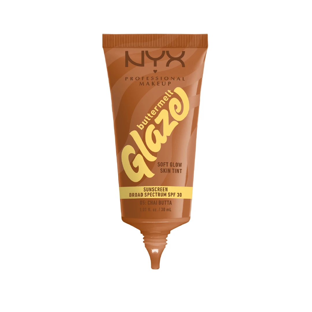 Buttermelt Glaze Soft Glow Skin Tint + SPF/FPS 30, Foundation, 12h Wear - 05 Chai Butta Gallery
