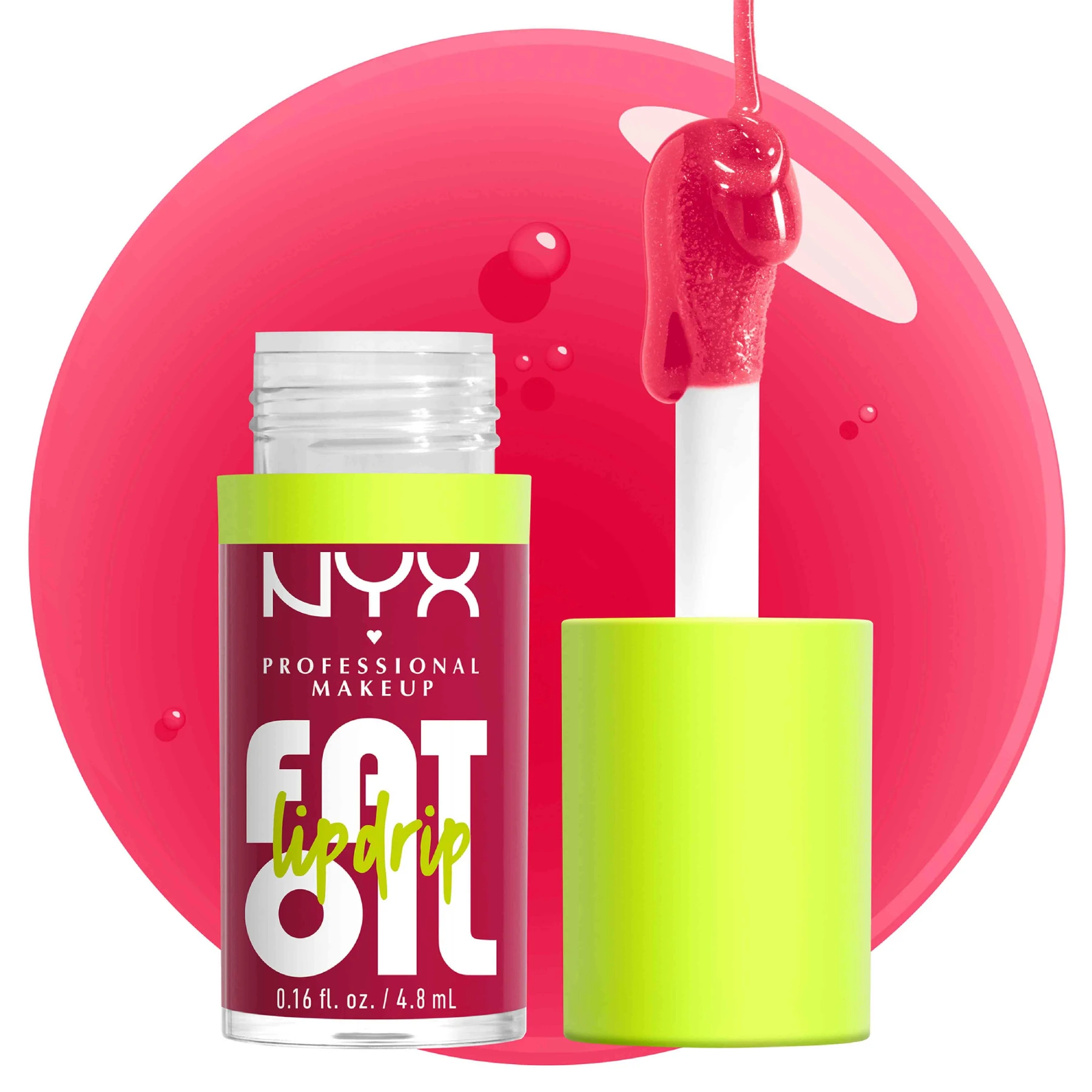 Fat Oil Lip Drip, Moisturizing, Shiny, Vegan Tinted Lip Gloss, Non-Sticky Finish, 12H Hydration, Squalane, Raspberry and Cloudberry Oils - 05 Newsfeed Gallery