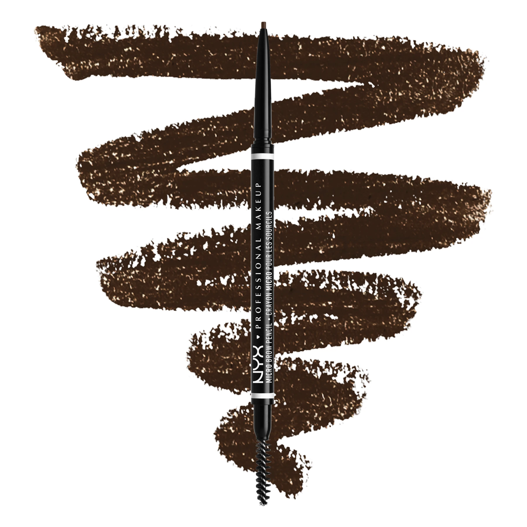 Micro Brow Pencil, Ultra-Fine, Dual-Ended, Precise Eyebrow Pencil with Retractable Tip and Spoolie Brush - ESPRESSO Gallery