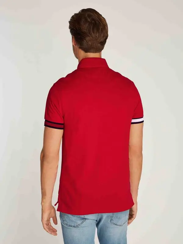  Slim Flag Cuff Short Sleeve Polo 2 Image