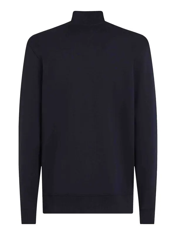  Essential Terry Stand Collar Zip Sweatshirt 1 Image