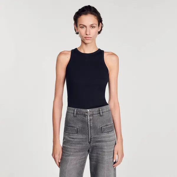 Embroidered Vest Top 1 Image