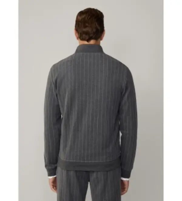 Pinstripe Full Zip Sweat 1 Image