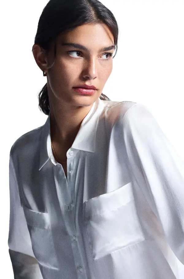 Basic Silk Shirt 1 Image