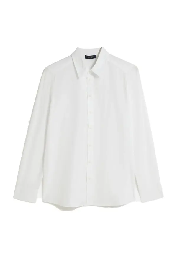 Straight Cut Button-Down Shirt 1 Image