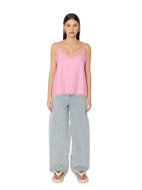 Lace-Trim Strapless Top 2 Image